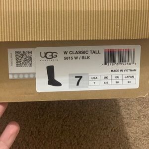 UGG Tall Classic Black Boots